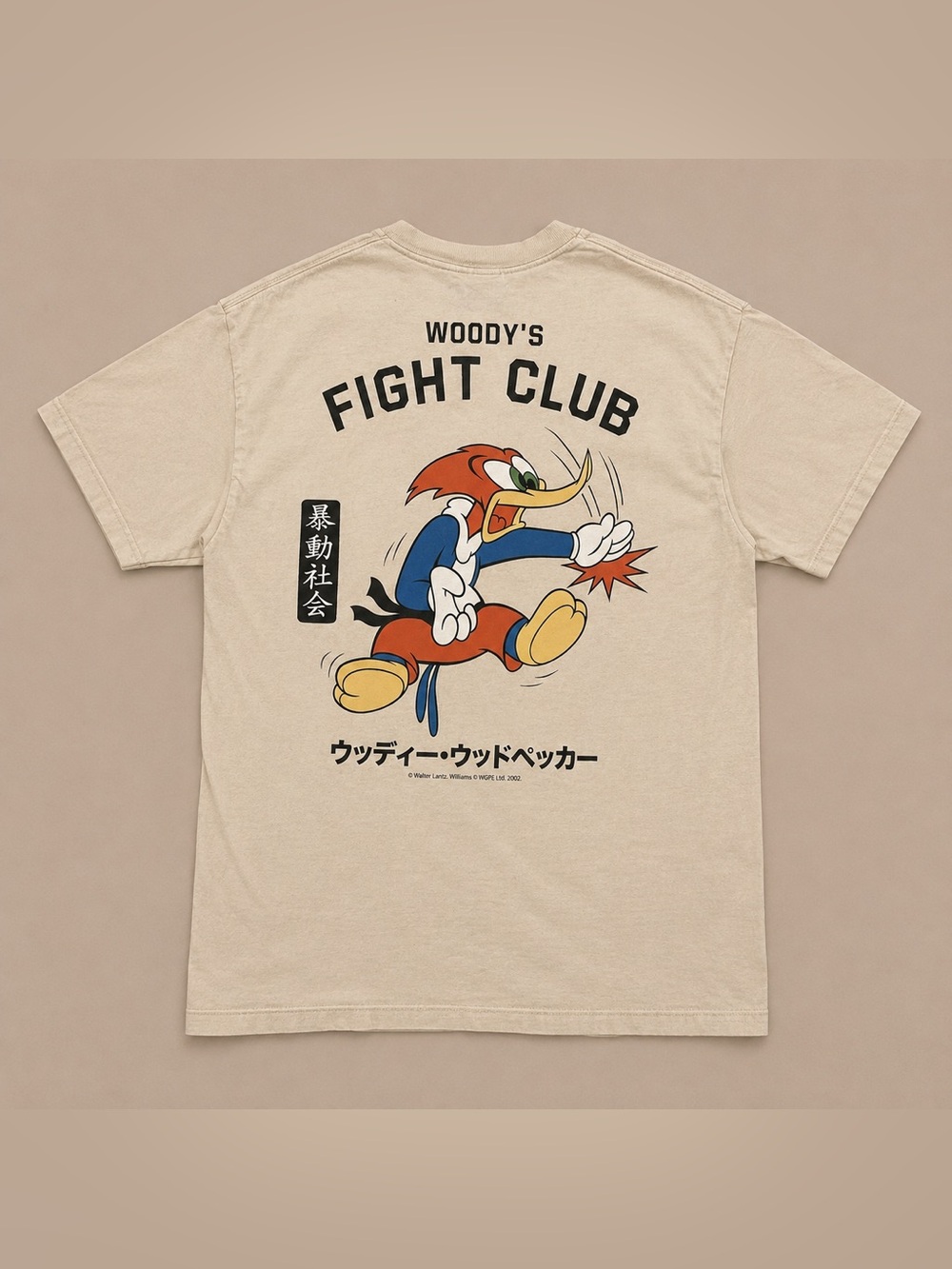 Riot Society Woody Woodpecker Fight Club Graphic Tee Size M